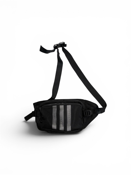 adidas Other - Adidas Black Unisex Waist Pack with Reflective Stripes